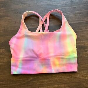 Lululemon Rainbow Tie-Dye Sports Bra size 2